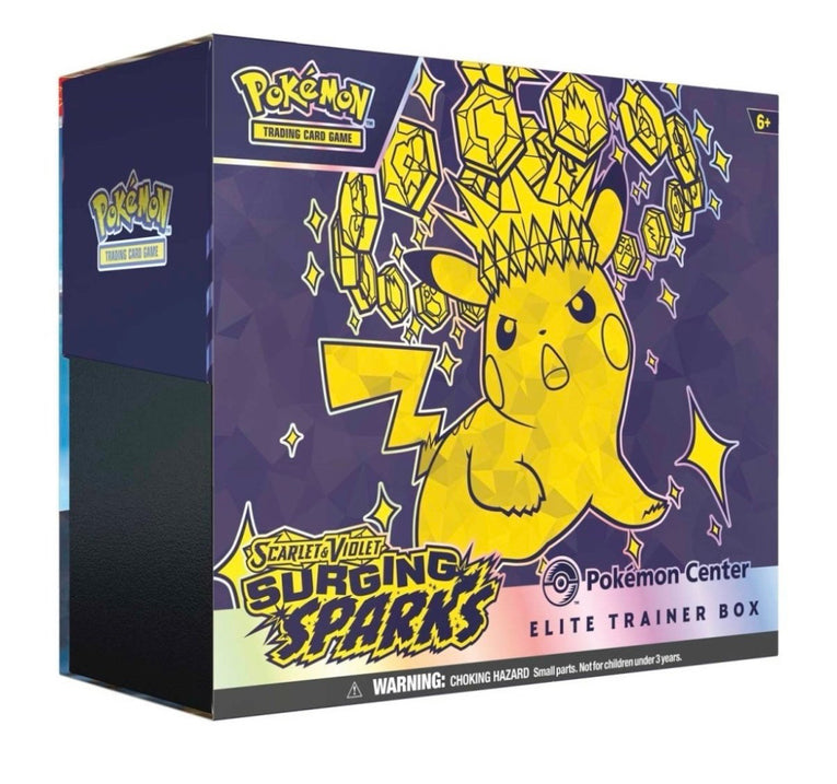 Surging Sparks Pokemon Center Elite Trainer Box