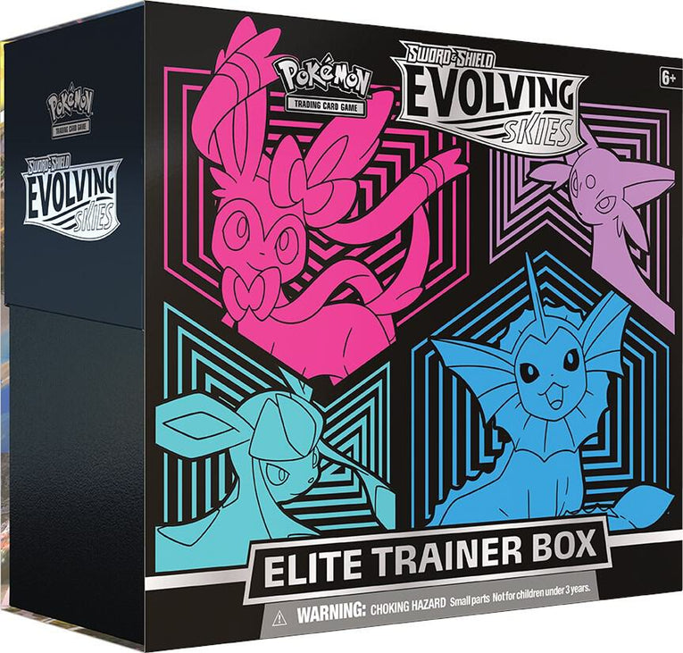 Evolving Skies ETB - Vaporeon, Glaceon, Sylveon, Espeon